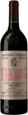 167,95 € Бесплатная доставка | Красное вино Vega Sicilia Valbuena 5º Año D.O. Ribera del Duero Кастилия-Леон Испания Tempranillo, Merlot, Malbec бутылка 75 cl