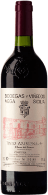 172,95 € Kostenloser Versand | Rotwein Vega Sicilia Valbuena 5º Año Reserve 1998 D.O. Ribera del Duero Kastilien und León Spanien Tempranillo, Merlot, Malbec Flasche 75 cl