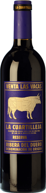 59,95 € Envío gratis | Vino tinto Vizcarra Venta las Vacas Finca La Cuartilleja Reserva D.O. Ribera del Duero Castilla y León España Tempranillo Botella 75 cl