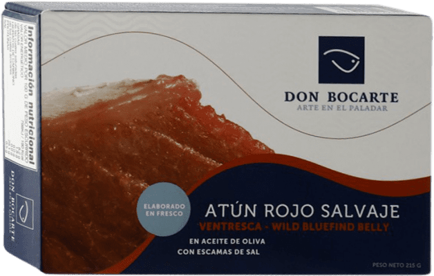 29,95 € Бесплатная доставка | Conservas de Pescado Don Bocarte Ventresca de Atún Rojo Испания