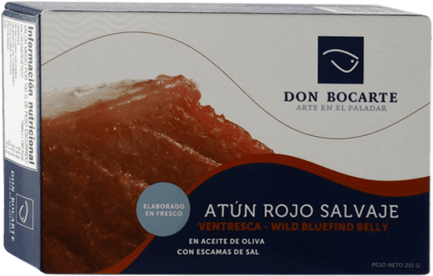 31,95 € Free Shipping | Fish Preserves Don Bocarte Ventresca de Atún Rojo Spain