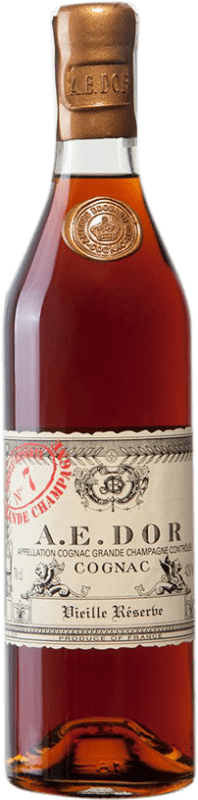 401,95 € 免费送货 | 科涅克白兰地 A.E. DOR Vieille Nº 7 预订 A.O.C. Cognac 法国 瓶子 70 cl