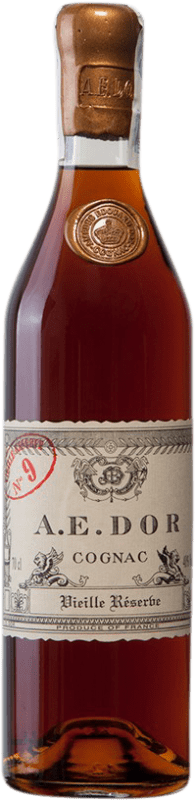 2 322,95 € 免费送货 | 科涅克白兰地 A.E. DOR Vieille Nº 9 预订 A.O.C. Cognac 法国 瓶子 70 cl