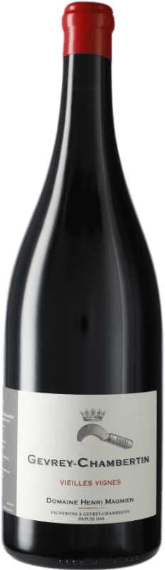 124,95 € Free Shipping | Red wine Henri Magnien Vieilles Vignes A.O.C. Gevrey-Chambertin Burgundy France Pinot Black Magnum Bottle 1,5 L