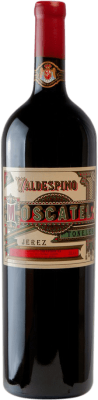 1 628,95 € Envio grátis | Vinho Generoso Fortificado Valdespino Toneles Extra Viejo — Extra Velho D.O. Jerez-Xérès-Sherry Andaluzia Espanha Moscato Garrafa Jeroboam-Duplo Magnum 3 L