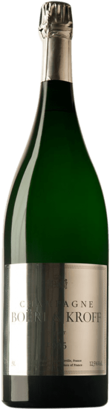 13 309,95 € Kostenloser Versand | Weißer Sekt Boërl & Kroff Vintage Brut 1995 A.O.C. Champagne Champagner Frankreich Pinot Schwarz, Chardonnay Jeroboam-Doppelmagnum Flasche 3 L