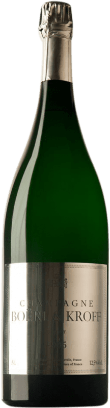 13 309,95 € Kostenloser Versand | Weißer Sekt Boërl & Kroff Vintage Brut 1995 A.O.C. Champagne Champagner Frankreich Spätburgunder, Chardonnay Jeroboam-Doppelmagnum Flasche 3 L