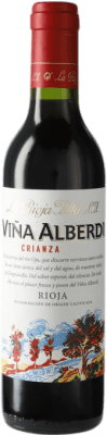 13,95 € Envío gratis | Vino tinto Rioja Alta Viña Alberdi Crianza D.O.Ca. Rioja España Media Botella 37 cl
