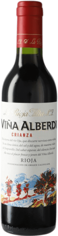 10,95 € Kostenloser Versand | Rotwein Rioja Alta Viña Alberdi Crianza — Kurze Fassreifung D.O.Ca. Rioja Spanien Halbflasche 37 cl