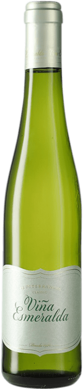 8,95 € Envío gratis | Vino blanco Torres Viña Emeralda D.O. Catalunya Cataluña España Moscato, Gewürztraminer Media Botella 37 cl