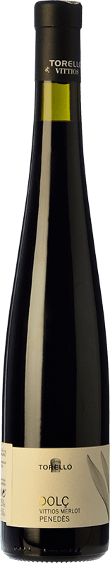 21,95 € Free Shipping | Red wine Torelló Vittios Negre D.O. Penedès Catalonia Spain Xarel·lo Medium Bottle 50 cl