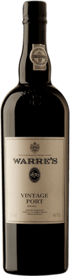 121,95 € 免费送货 | 红酒 Warre's Vintage I.G. Porto 波尔图 葡萄牙 Touriga Franca, Touriga Nacional, Tinta Roriz 瓶子 75 cl