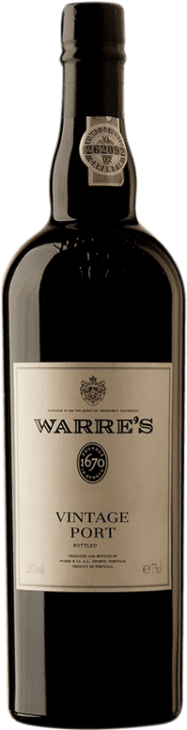 121,95 € Бесплатная доставка | Красное вино Warre's Vintage I.G. Porto порто Португалия Touriga Franca, Touriga Nacional, Tinta Roriz бутылка 75 cl