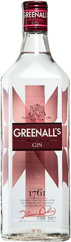 17,95 € Envio grátis | Gin G&J Greenalls Wild Berry Reino Unido Garrafa 70 cl