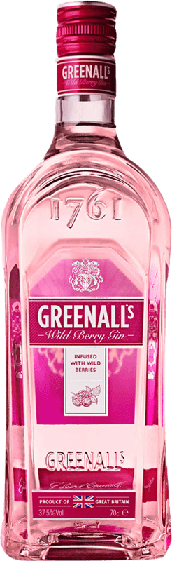 18,95 € Envío gratis | Ginebra G&J Greenalls Wild Berry Reino Unido Botella 70 cl