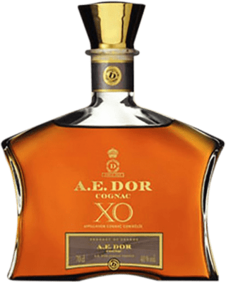 117,95 € Kostenloser Versand | Cognac A.E. DOR Decanter — Dekanter XO Extra Old — Extra Gereift A.O.C. Cognac Frankreich 70 cl