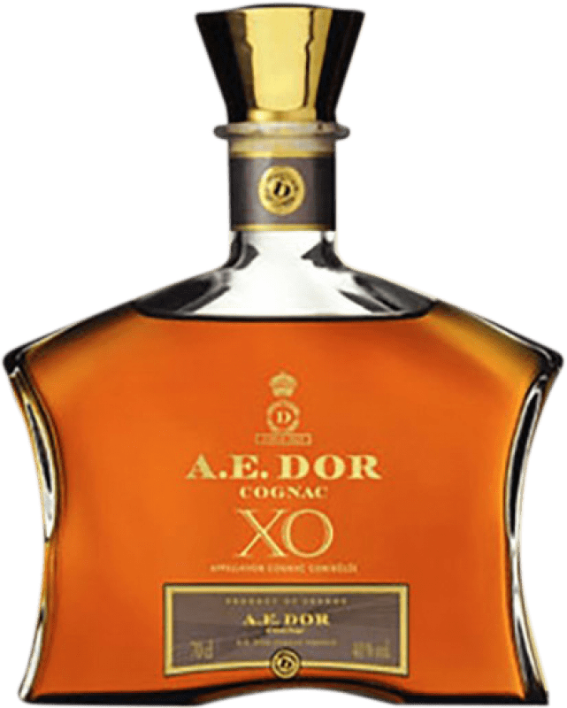 112,95 € Free Shipping | Cognac A.E. DOR X.O. Extra Old Decanter A.O.C. Cognac France Bottle 70 cl