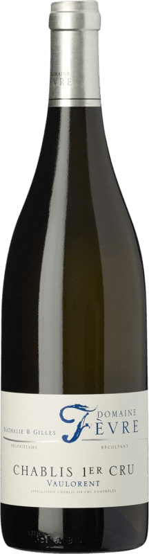 44,95 € Free Shipping | White wine Fèvre Nathalie & Gilles Vaulorent A.O.C. Chablis Premier Cru Burgundy France Chardonnay Bottle 75 cl
