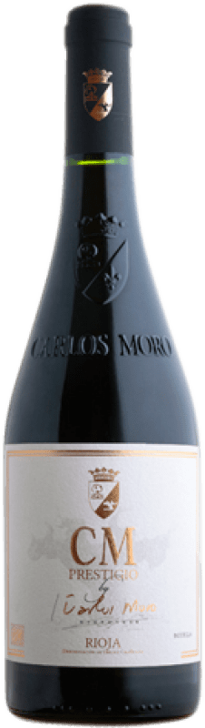 79,95 € Бесплатная доставка | Красное вино Carlos Moro CM Prestigio D.O.Ca. Rioja Ла-Риоха Испания Tempranillo — Темпранильо Бутылка Магнум 1,5 L