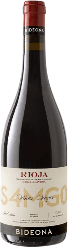 35,95 € Free Shipping | Red wine Península Bideona S4MG0 Samaniego D.O.Ca. Rioja The Rioja Spain Tempranillo Bottle 75 cl