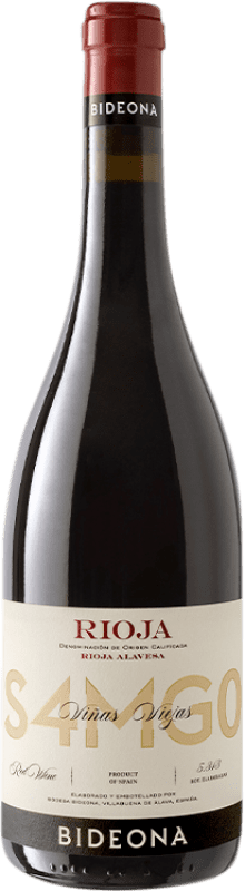 35,95 € Envio grátis | Vinho Tinto Península Bideona S4MG0 Samaniego D.O.Ca. Rioja La Rioja Espanha Tempranillo 75 cl