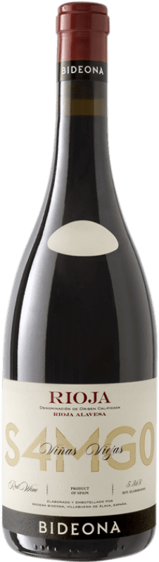 68,95 € Envio grátis | Vinho tinto Península Bideona S4MG0 Samaniego D.O.Ca. Rioja La Rioja Espanha Tempranillo Garrafa Magnum 1,5 L
