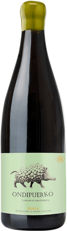 21,95 € Kostenloser Versand | Weißwein Vinícola Real Ondipuerko D.O.Ca. Rioja La Rioja Spanien Tempranillo, Viura, Chardonnay, Sauvignon, Maturana Flasche 75 cl
