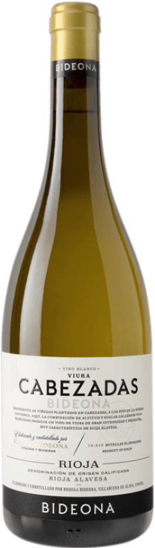 12,95 € Kostenloser Versand | Weißwein Península Bideona Viura de Cabezadas D.O.Ca. Rioja La Rioja Spanien Viura Flasche 75 cl