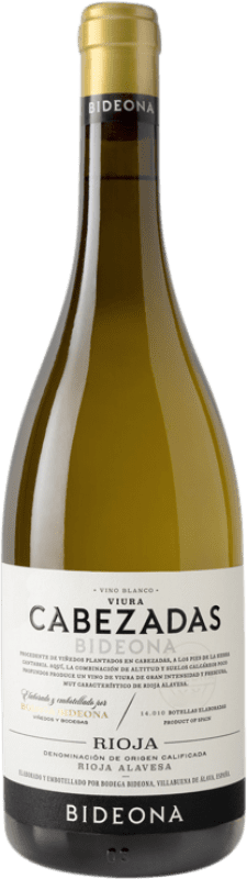 13,95 € Envío gratis | Vino blanco Península Bideona Viura de Cabezadas D.O.Ca. Rioja La Rioja España Viura Botella 75 cl