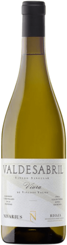 51,95 € Envío gratis | Vino blanco Nivarius Valdesabril D.O.Ca. Rioja La Rioja España Viura Botella 75 cl