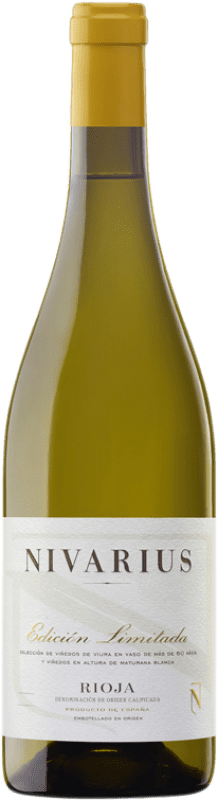 15,95 € Envío gratis | Vino blanco Nivarius Edición Limitada D.O.Ca. Rioja La Rioja España Viura, Maturana Blanca Botella 75 cl