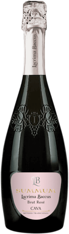 11,95 € Free Shipping | Rosé sparkling Lavernoya Lacrima Baccus Summum Rosé Brut D.O. Cava Catalonia Spain Pinot Black, Xarel·lo Bottle 75 cl