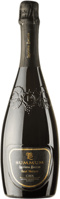 12,95 € Envio grátis | Espumante branco Lavernoya Lacrima Baccus Summum Brut Nature D.O. Cava Catalunha Espanha Pinot Preto, Xarel·lo Garrafa 75 cl