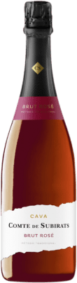 6,95 € Kostenloser Versand | Rosé Sekt Vilarnau Comte de Subirats Rosé D.O. Cava Katalonien Spanien Trepat Flasche 75 cl