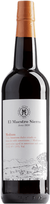 19,95 € Envoi gratuit | Vin Fortifié Maestro Sierra Medium Dry — Demi-Sec D.O. Jerez-Xérès-Sherry Andalousie Espagne Palomino Fino, Pedro Ximénez Bouteille 75 cl