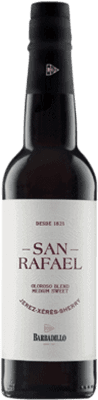 16,95 € Envoi gratuit | Vin fortifié Barbadillo San Rafael Medium D.O. Jerez-Xérès-Sherry Andalousie Espagne Palomino Fino Demi- Bouteille 37 cl