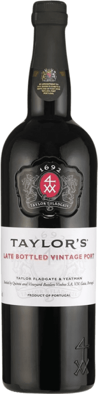 19,95 € Kostenloser Versand | Verstärkter Wein Taylor's Late Bottled Vintage I.G. Porto Porto Portugal Touriga Franca, Touriga Nacional, Tinta Barroca Flasche 75 cl