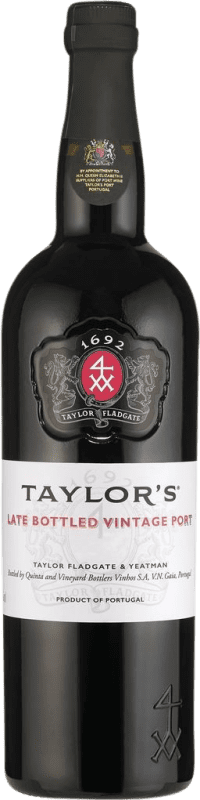 23,95 € Envío gratis | Vino Generoso Fortificado Taylor's LBV Late Bottled Vintage I.G. Porto Oporto Portugal Touriga Franca, Touriga Nacional, Tinta Barroca 75 cl