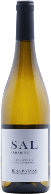 12,95 € Бесплатная доставка | Белое вино Iria-Montero Sal D.O. Rías Baixas Галисия Испания Albariño бутылка 75 cl