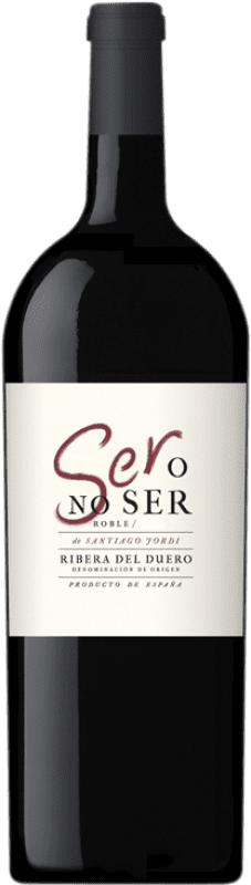 24,95 € Бесплатная доставка | Красное вино Santiago Jordi Ser O No Ser D.O. Ribera del Duero Кастилия-Леон Испания Tempranillo бутылка Магнум 1,5 L