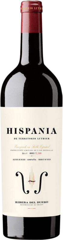 49,95 € Envoi gratuit | Vin Rouge Territorio Luthier Hispania D.O. Ribera del Duero Castille et Leon Espagne Tempranillo, Garnacha — Grenache, Albillo 75 cl