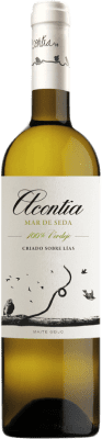 18,95 € Envío gratis | Vino blanco Maite Geijo Acontia Mar de Seda Blanco D.O. Toro Castilla y León España Verdejo Botella Magnum 1,5 L