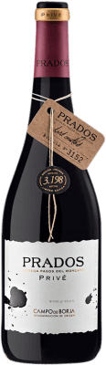 33,95 € Kostenloser Versand | Rotwein Pagos del Moncayo Prados Privé Tinto D.O. Campo de Borja Aragón Spanien Syrah Flasche 75 cl