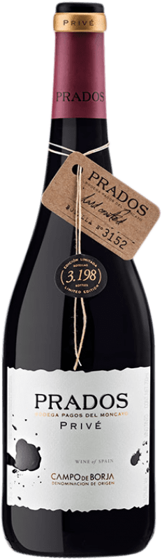 42,95 € Free Shipping | Red wine Pagos del Moncayo Prados Privé Tinto D.O. Campo de Borja Aragon Spain Syrah Bottle 75 cl