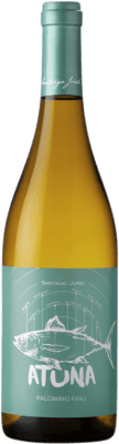 13,95 € Envio grátis | Vinho branco Santiago Jordi Atuna I.G.P. Vino de la Tierra de Cádiz Andaluzia Espanha Palomino Fino Garrafa 75 cl