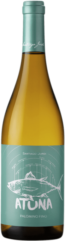 14,95 € Envoi gratuit | Vin Blanc Santiago Jordi Atuna I.G.P. Vino de la Tierra de Cádiz Andalousie Espagne Palomino Fino 75 cl