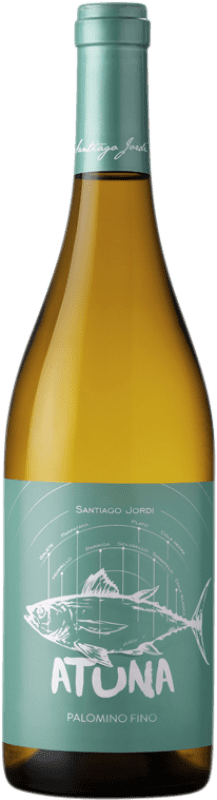 13,95 € Envoi gratuit | Vin blanc Santiago Jordi Atuna I.G.P. Vino de la Tierra de Cádiz Andalousie Espagne Palomino Fino Bouteille 75 cl