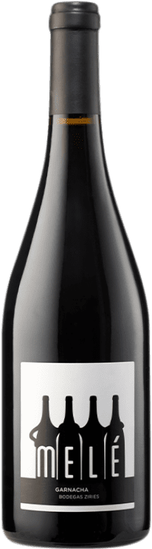 29,95 € Spedizione Gratuita | Vino rosso Ziríes Melé I.G.P. Vino de la Tierra de Castilla Castilla-La Mancha Spagna Grenache Tintorera Bottiglia 75 cl