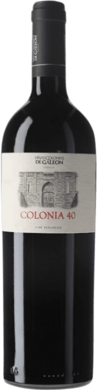 17,95 € Бесплатная доставка | Красное вино Colonias de Galeón Colonia 40 Андалусия Испания Tempranillo, Merlot, Grenache, Cabernet Sauvignon, Cabernet Franc бутылка 75 cl