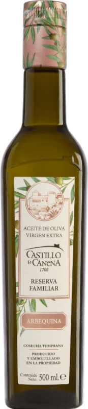 17,95 € Spedizione Gratuita | Olio d'Oliva Castillo de Canena EVO Extra Vergine Riserva di Famiglia Andalusia Spagna Arbequina Bottiglia Medium 50 cl